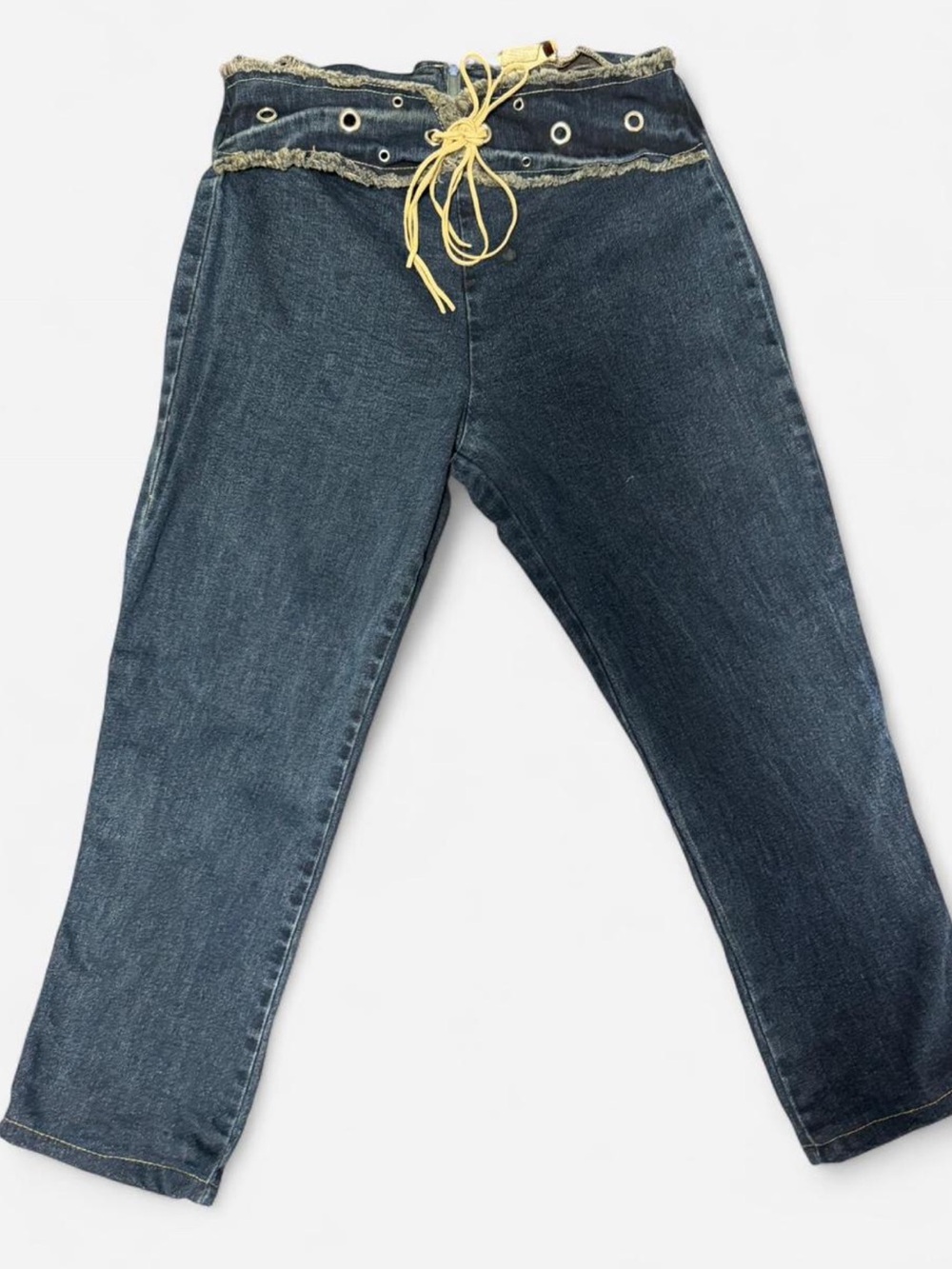 Vintage Clothes Compact low rise capri jeans